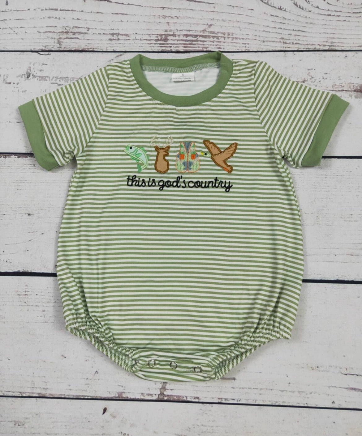 Baby Boy Hunting Onesie