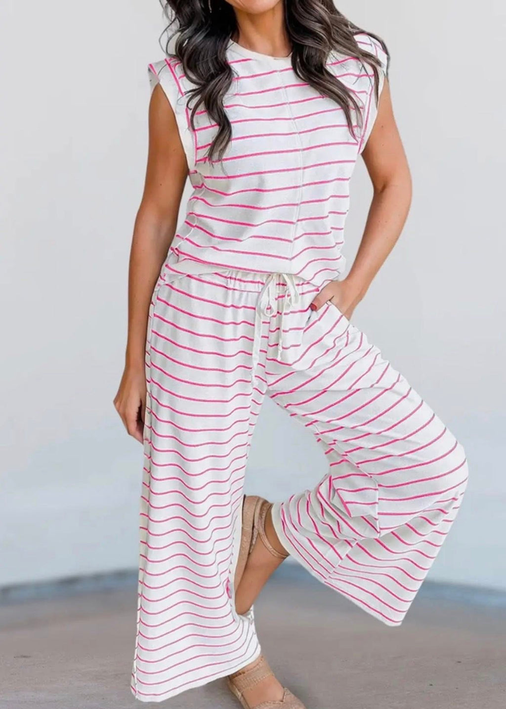 Samantha Striped Set