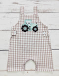 Tractor Baby Boy Overalls