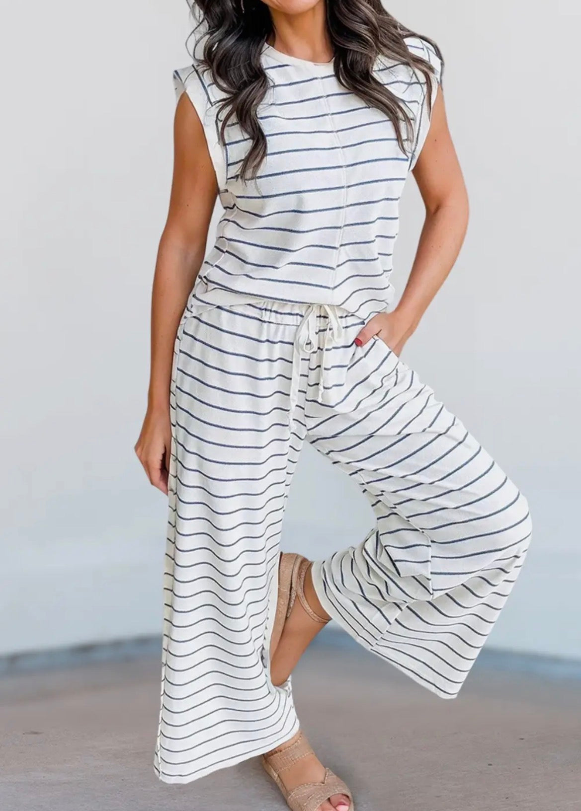 Samantha Striped Set